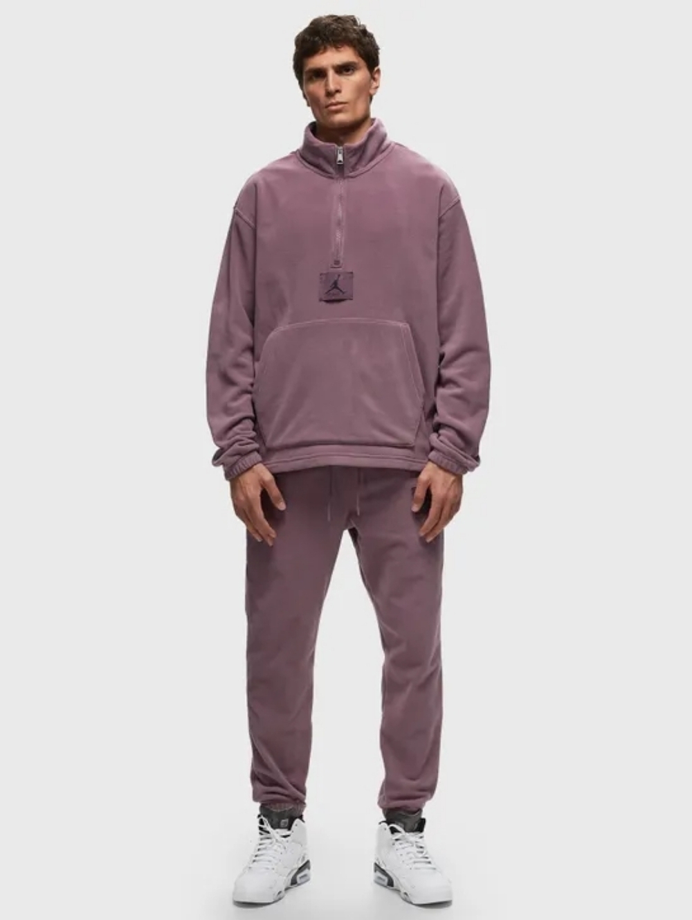 Jordan Essentials Fleece Men's Mauve Pullover Jogger Set